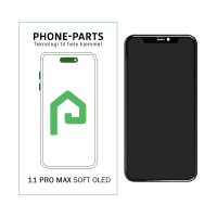 iPhone 11 Pro Max skærm - inkl. tape - SOFT OLED (PP)