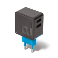 Forever TC-04  2 x USB Oplader - 3,4 A - Sort 