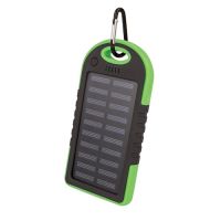 Setty Powerbank Solar - 5000 mAh 5V - Grøn 