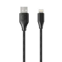 Forever Core Fast Charge Sync USB Lightning Kabel - 2.4A - 3 Meter - Sort