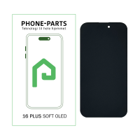 iPhone 16 Plus skærm - inkl. tape - SOFT OLED (PP)