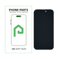 iPhone 16E skærm - inkl. tape - SOFT OLED (PP)