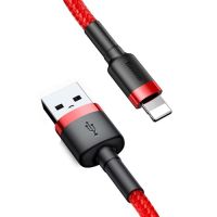 Baseus Cafule Kabel USB til Lightning - 1.5A - 3 Meter - Rød, Rød