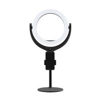 Ring Light med holder til Smartphone 8 inch - Sort
