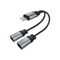 Adapter Lightning til Lightning - Lightning - Sort (XO - NBR160A)