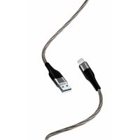 XO NB-Q158 - Kabel med LED lys - USB - Lightning - 1 meter - Grå