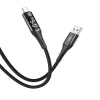 USB - USB-C Kabel - 1 meter - Sort (XO - NB162)