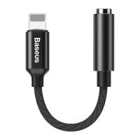 Baseus L3.5 Adapter Lightning - Jack - 3,5mm - Sort