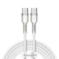 Baseus Cafule Series Metal Data kabel USB-C - USB-C - 100 W - 2 Meter - Hvid