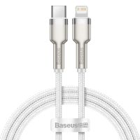 Baseus Cafule Series Metal Kabel USB-C - Lightning 20 W - Hvid - 1 meter