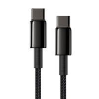 Baseus Kabel Tungsten PD USB-C - USB-C 100 W - Sort - 1 meter 