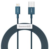 Baseus Superior Series Fast Charging Data Kabel USB til Lightning - 2 Meter - Blå