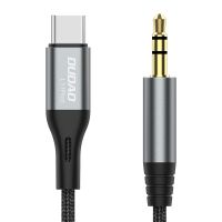 DUDAO L11 Pro 3.5mm Jack til USB-C Kabel - 1 Meter - Grå