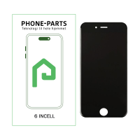 iPhone 6 skærm - inkl. tape - Premium Incell LCD (PP) - Sort