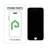 iPhone 7 Plus skærm - inkl. tape - Premium Incell LCD (PP) - Sort