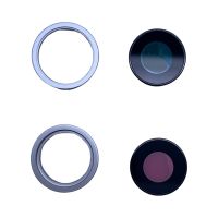 iPhone 14 Plus - Linse Holder & Glas Linse - Hvid (Original) 