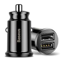 Baseus Car Charger 2x USB - 3.1A - Sort