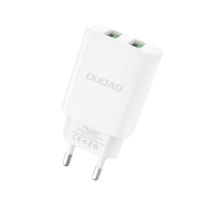 DUDAO A2EU Oplader 12W 2.4A - 2 x USB - Hvid