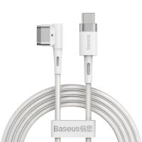 Baseus Zinc Magsafe 1 Power cable til MacBook Pro/Air - USB Type C 60W 2m - Hvid