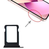 iPhone 13 Mini - Simkort skuffe - Sort / Midnight