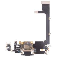 iPhone 11 Pro - Lade dock og mikrofon m/Chip-Board (Original) (Original) - Sort