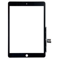 iPad 7 / iPad 8 Digitizer - Uden Home Knap - OEM (PP) - Sort