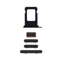 iPhone 12 Pro - Knapsæt (Original) - Sort