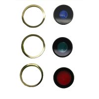 iPhone 14 Pro - Linse Holder & Glas Linse - Guld (Original) 