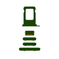 iPhone 11 Pro / 11 Pro Max - Knapsæt (Original) - Grøn