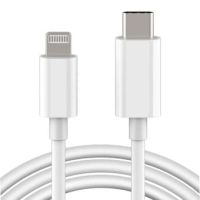 Høj Kvalitets kabel - USB-C til Lightning - 0,5 meter - Hvid