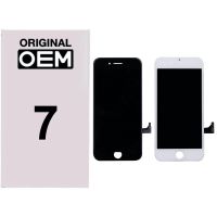 iPhone 7 Plus skærm - LG Original OEM (Refurbished) - Hvid