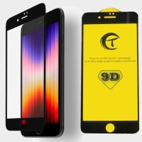 Heldækkende PRO Skærmbeskyttelse i Hærdet Glas (9D) - iPhone 6 / 6S - Sort