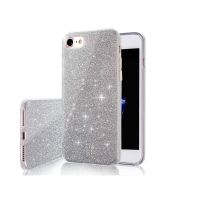 Glitter 3i1 Cover - iPhone 6 / 6S - Sølv 