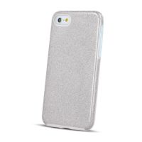 LEMON Glitter Silikone Cover - iPhone 12 / 12 Pro - Sølv