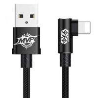 Baseus MVP Elbow Type Kabel USB til Lightning - 1.5A - 1 Meter - Sort