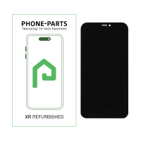 iPhone XR skærm - Toshiba Original LCD (Refurbished) - m. Bagplade