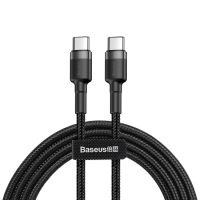 Baseus Cafule Kabel USB-C til USB-C - 60W - 1 Meter - Grå, Sort