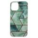 Geometri Cover - iPhone 12 Mini - Grøn