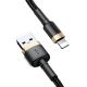 Baseus Cafule Kabel USB til Lightning - 1.5A - 3 Meter - Guld, Sort