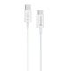 Devia EC042 - USB-C til USB-C - 1 m - Hvid
