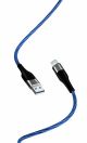 XO NB-Q158 - Kabel med LED lys - USB - Lightning - 1 meter - Blå