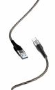 XO NB-Q158 - Kabel med LED lys - USB - USB-C - 1 meter - Grå 