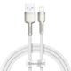 Baseus Cafule Series Metal Kabel USB - Lightning - 2.4 A-1 Meter - Hvid