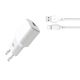 XO L73 USB Oplader med USB-C Kabel - 2,4 A - Hvid