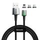 Baseus Zinc magnetic Kabel sæt Lightning/USB-C/Mikro - 2 Meter - Sort