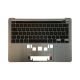 Topcase med Keyboard & Touch Bar (Dansk version) - MacBook Pro A2338 - Enhed m/ backlight - Space Gray