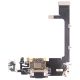 iPhone 11 Pro - Lade dock og mikrofon m/Chip-Board (Original) (Original) - Sort