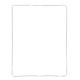 iPad 2/3/4 - Plastik ramme - Hvid