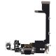 iPhone 11 Pro - Lade dock og mikrofon Uden Chip-Board (Original) - Sort