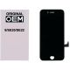 iPhone 8 / SE20 / SE22 skærm - Original LCD (Refurbished) - Sort